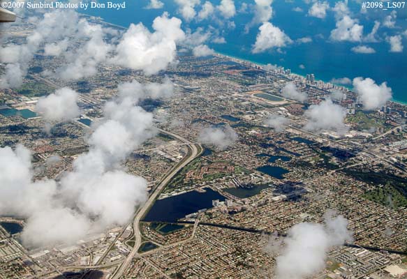 2007 - aerial view of northeast Dade and southeast Broward counties