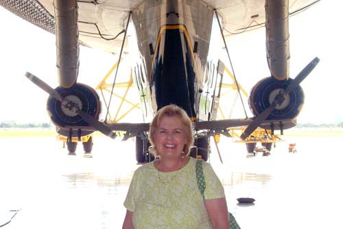 September 2007 - Karen and the Goodyear Blimp N2A Spirit of Innovation