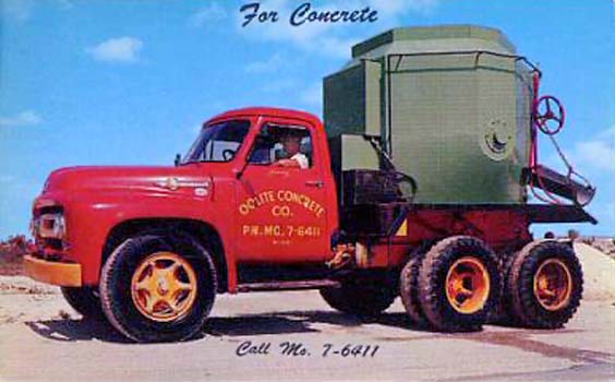 1950s - Oolite Concrete Company cement truck