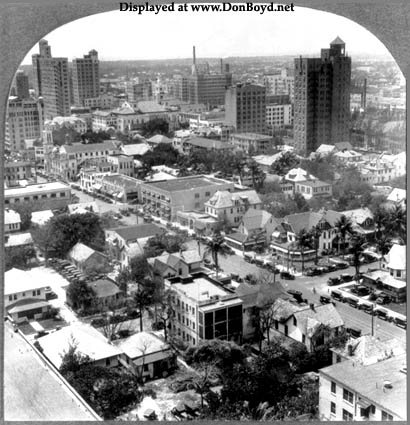1926 - a view of downtown Miami looking south-south-west from the Miami News Building on Biscayne Boulevard