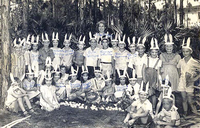 1946 - Mrs. Pedigos 1st grade class at Coral Gables Elementary School