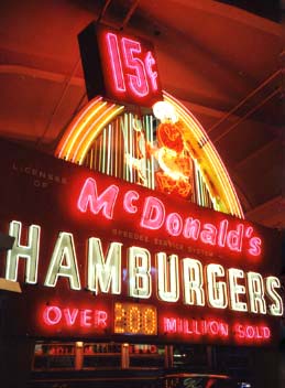 15 cent McDonald's burgers