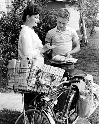 1962 - Frances Wodzinski and Don Boyd posing for advertisement - not used in paper