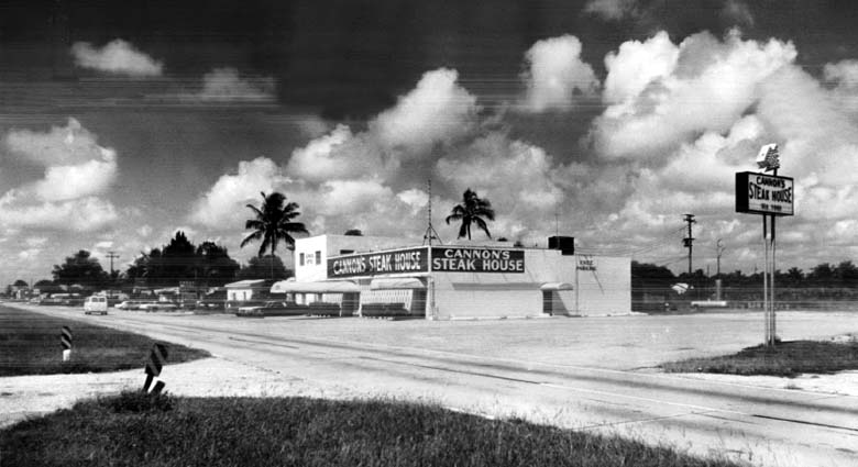 1968 - Cannons Steak House, 21010 N. Federal Highway