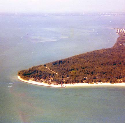 1970 - Cape Florida and the lighthouse