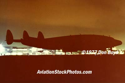 1977 - cargo Lockheed L-749A Constellation N6021C on the military ramp at MIA