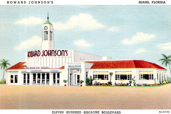 1939 - Howard Johnsons Restaurant on Biscayne Boulevard