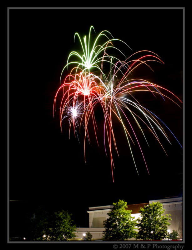 Fire Wheel Mall 4th Fire Works