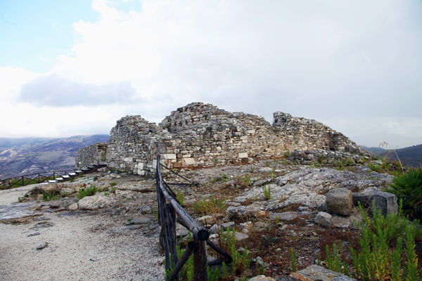 Castle Ruins, Segesta, Sicily, Italy.