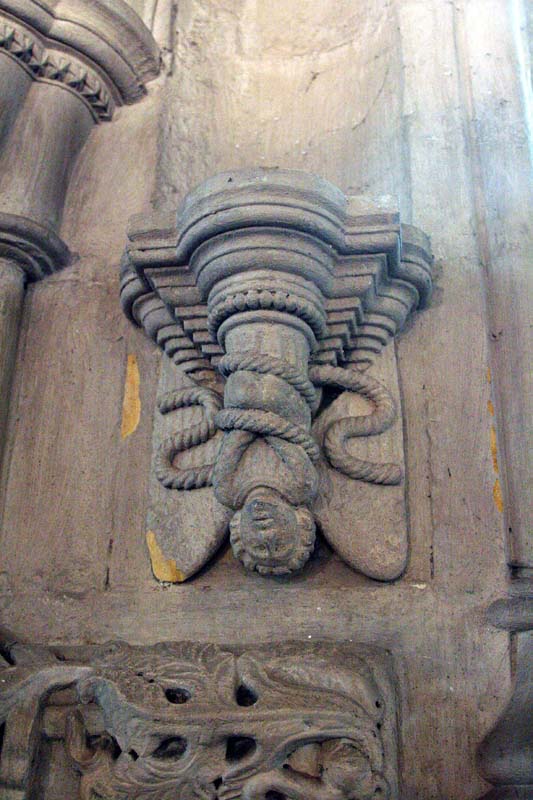 Lucifer, the fallen Angel - Rosslyn Chapel, Rosslyn.