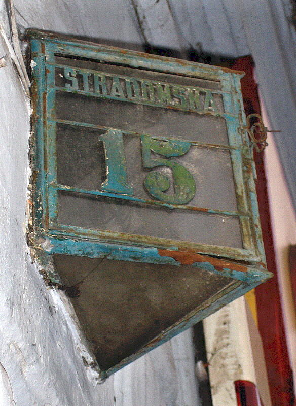 OLD HOUSE NUMBER LANTERN