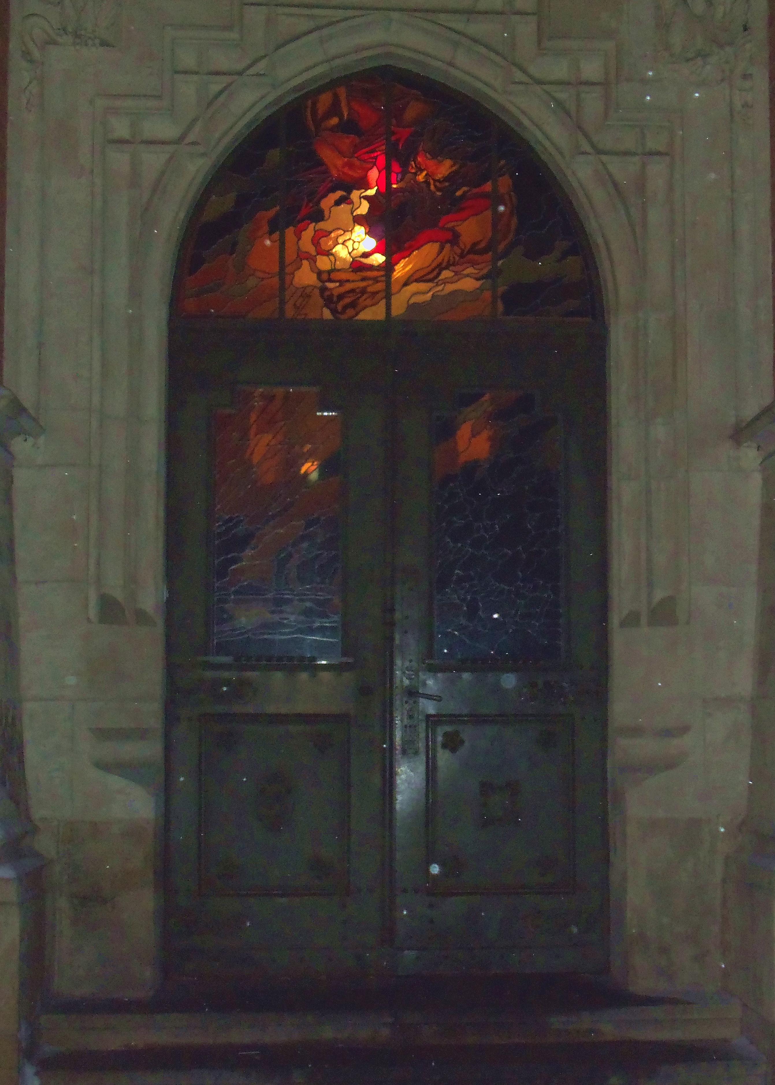 STAINED GLASS DOORWAY