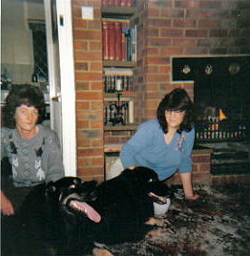 Me & our dogs 1985