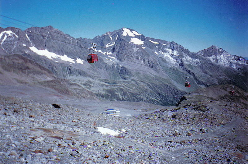 AUSTRIA - STUBAI GLACIER GONDOLAS