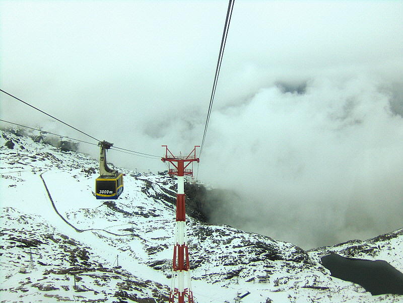 2ND STAGE ON THE KITZSTEINHORN CABLECAR