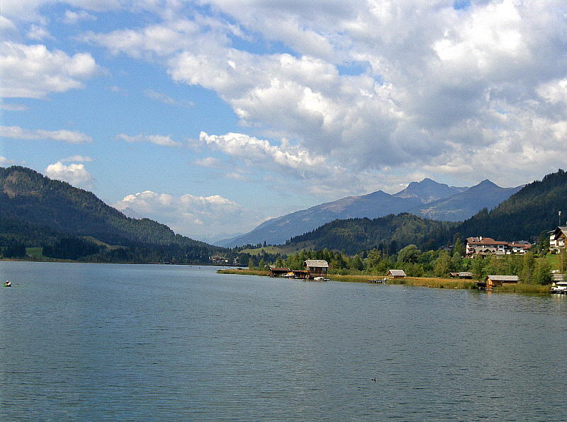 VIEW TO THE WESTERN END OF LAKE