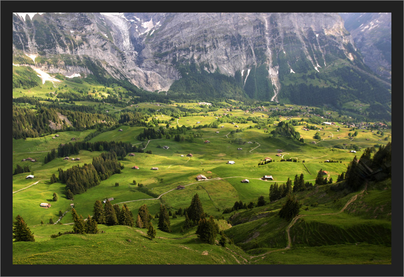 Quiet peaceful Switzerland