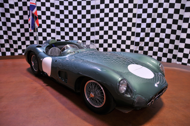 This 1958 Aston Martin DBR1 was driven to victory by Stirling Moss and Jack Brabham.