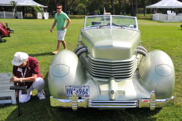 1936 Cord 810 S/C Phaeton, designed by Gordon Buehrig, owned by Richard J. Simpson