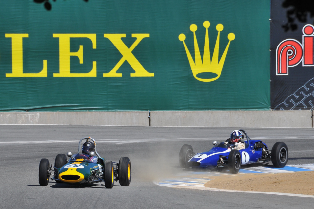 (10th) #20 Alberto Fernandez, Mexico, 1961 Lotus 20, and (31st) #1 Murray Smith, Washington, CT, 1962 Cooper T59
