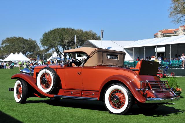 1930 Cadillac Roadster, Frank & Milli Ricciardelli, Monmouth Beach, NJ, Meguiars Award for the Most Outstanding Finish (8390)
