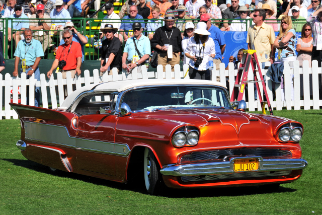 1955 Chevrolet Aztec, Jeanie & Barry Mazza, Fort Pierce, FL, Camille Jenatzy Award for Car With Most Audacious Exterior (8407)