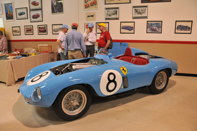1955 Ferrari 500 Mondial Spyder -- oldest, most significant and probably most valuable car in the show (see CAPTION; 8998)