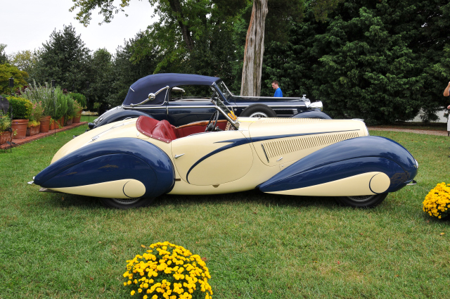 1937 Delahaye Model 135 by Figone & Falaschi, Malcolm Pray, Jr., 2008 St. Michaels Concours dElegance in Maryland (4339)