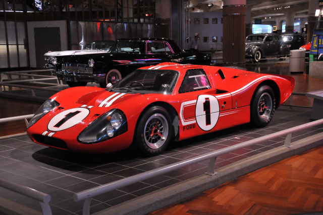 Dan Gurney and A.J. Foyt drove this 1967 Ford GT40 Mark IV to victory in 1967 24 Hours of Le Mans. (Henry Ford Museum, Dearborn)