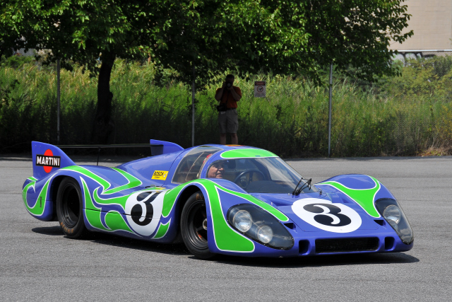 This 1970 Porsche 917 LH, chassis no. 917-043, finished second in the 1970 24 Hours of Le Mans. Another 917 won the race. (4903)