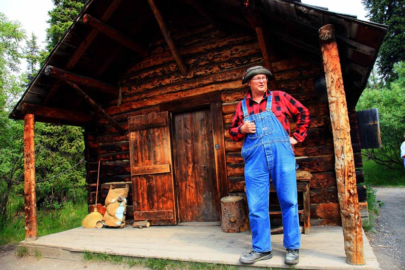 a real mountain man at Denali...