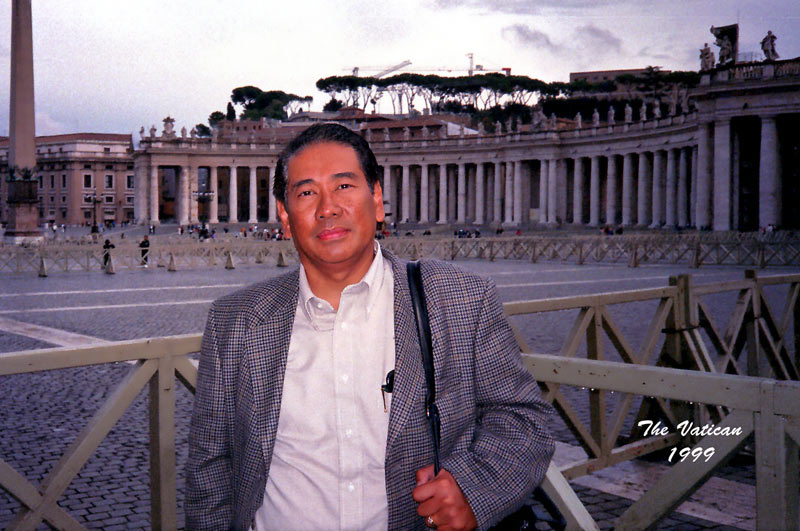 at the Vatican Square, 1999