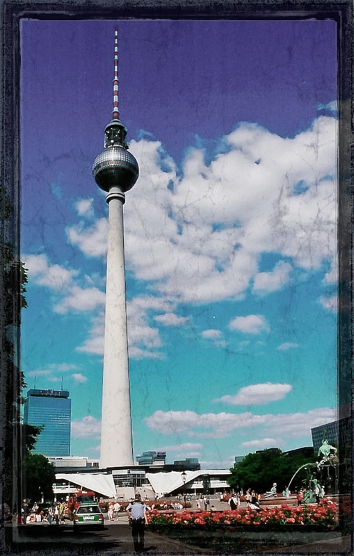 300m tower was built during Communist times in the former East Berlin