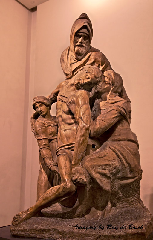 Michelangelos Piet Bandini, named after Francesco Bandini who acquired the work after Michelangelo had attacked it