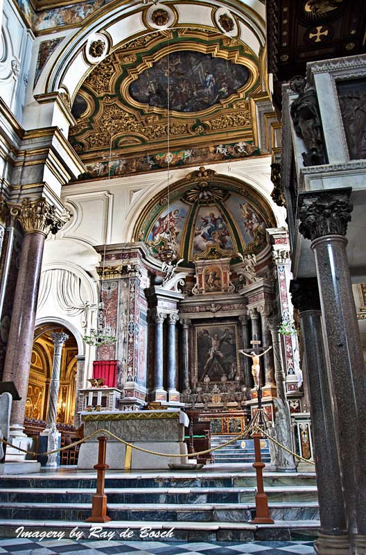 The altar at the Cathedral of St. Andrew (Amalfi Cathedral)