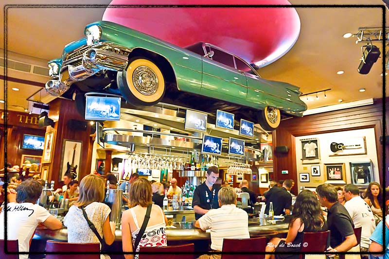 Inside Hard Rock Cafe, Detroit