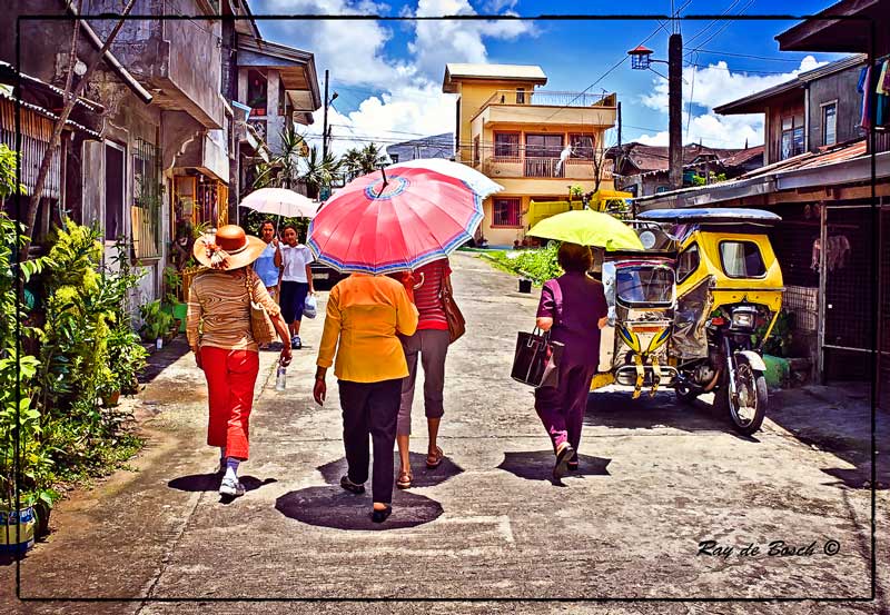 Turistas in Liliw, Laguna