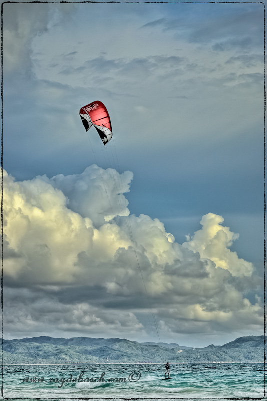 Kite surfing, Boracay, Philippines
