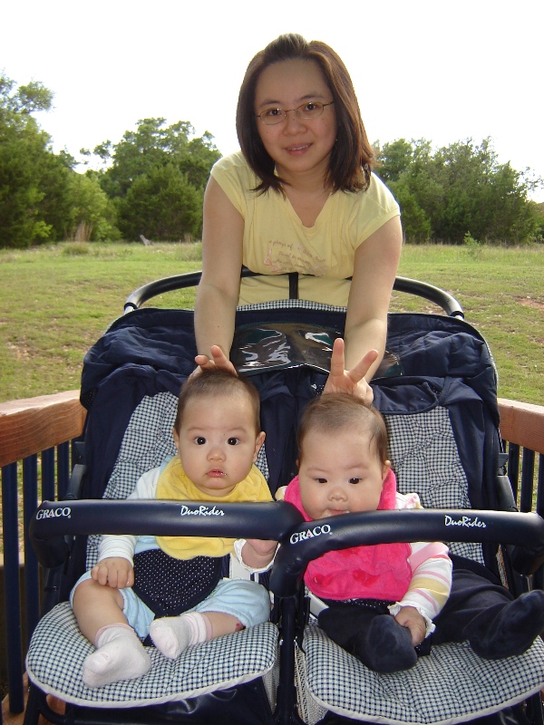 在公園裡