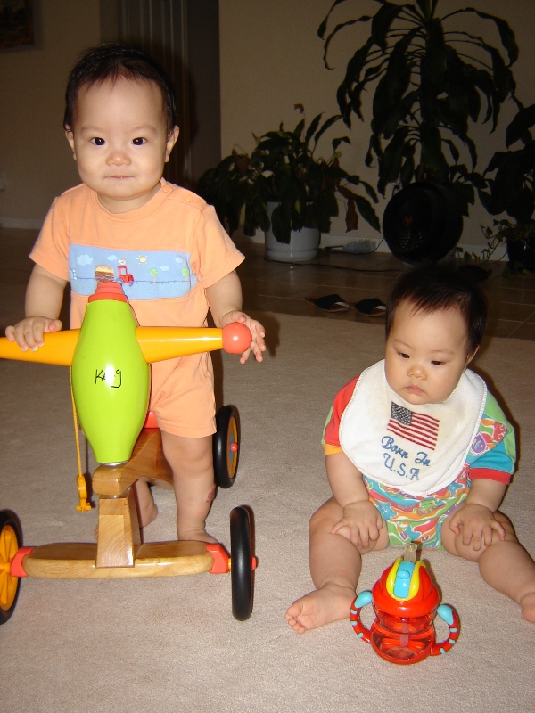 聚聚很喜歡這個腳踏車