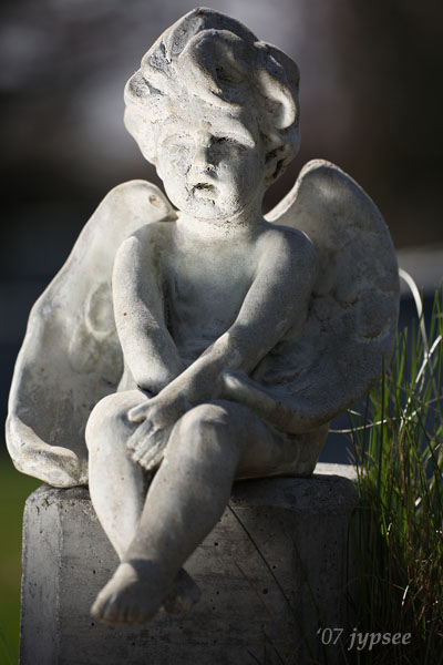 seated cherub