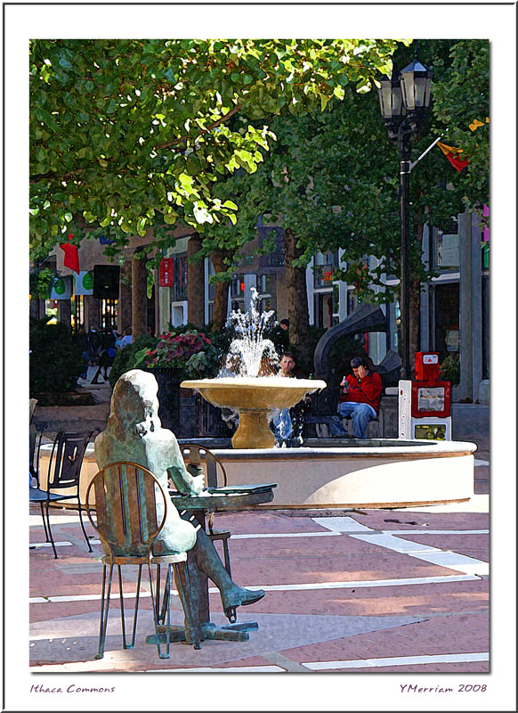 Lunch at Ithaca Commons