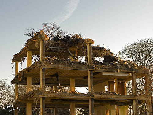 Demolition of Pathfinder House
