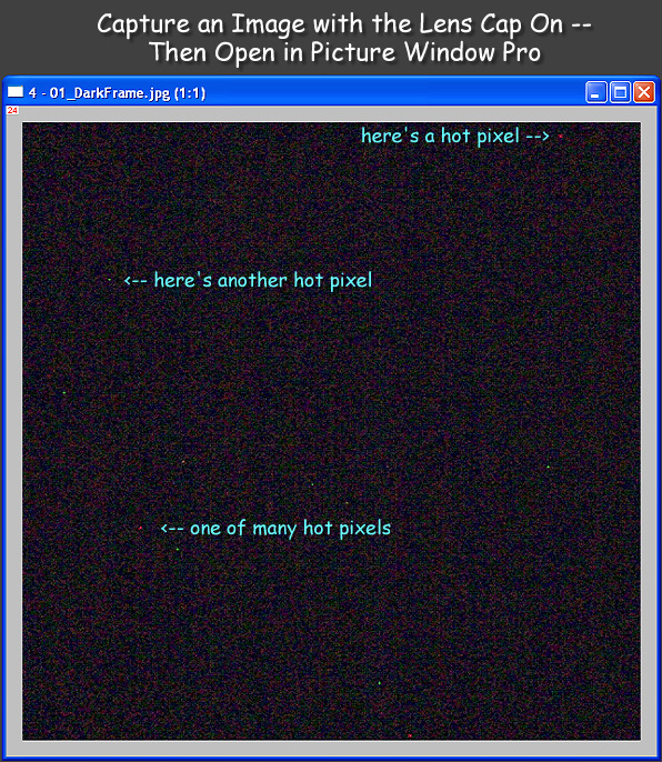 Open Dark Frame Image