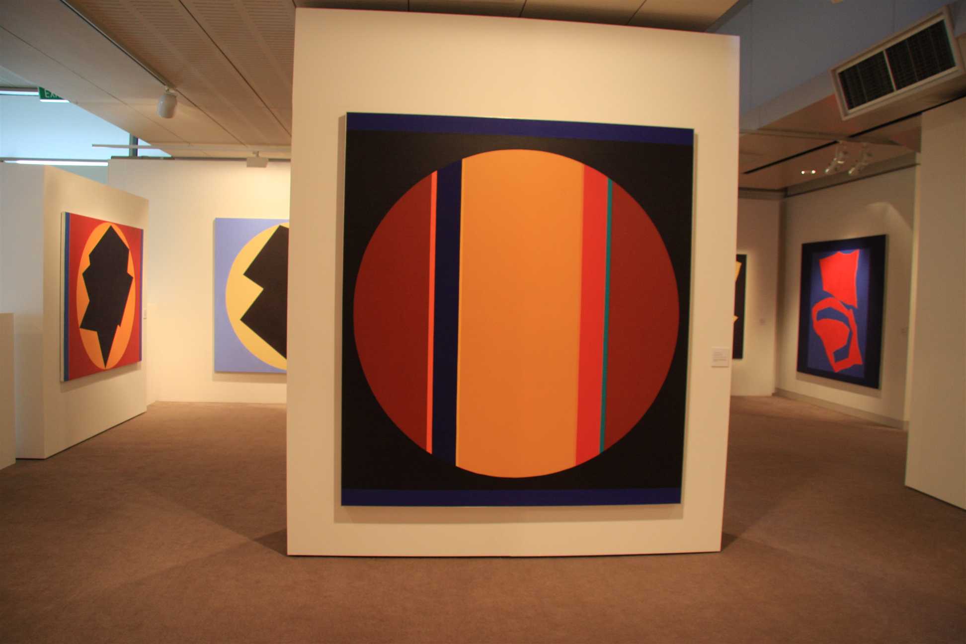 22 February Colour paintings by Sydney Ball