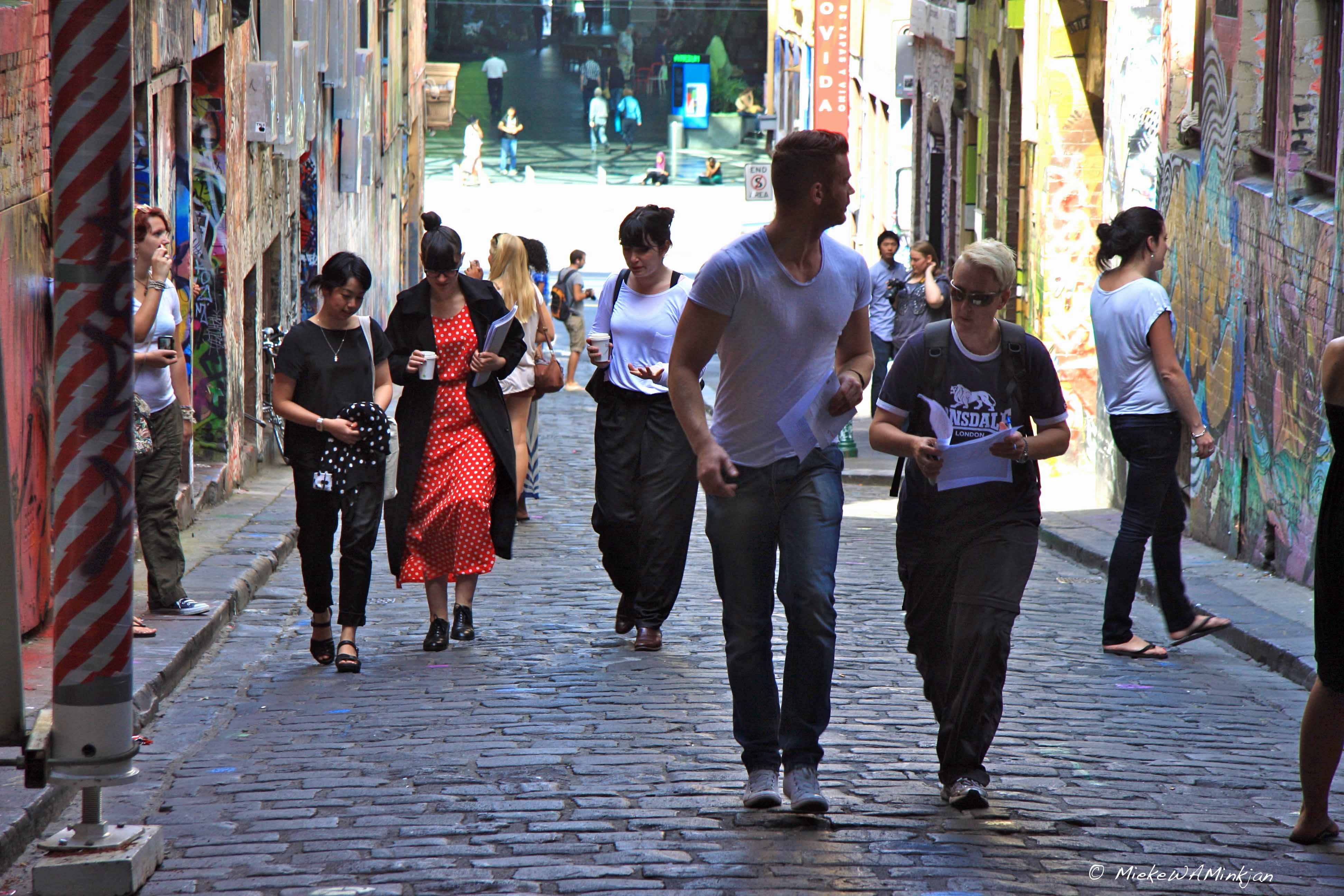 at Hosier Lane