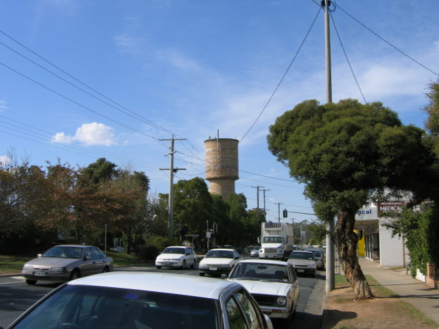 26 april Water tower in Mooroopna