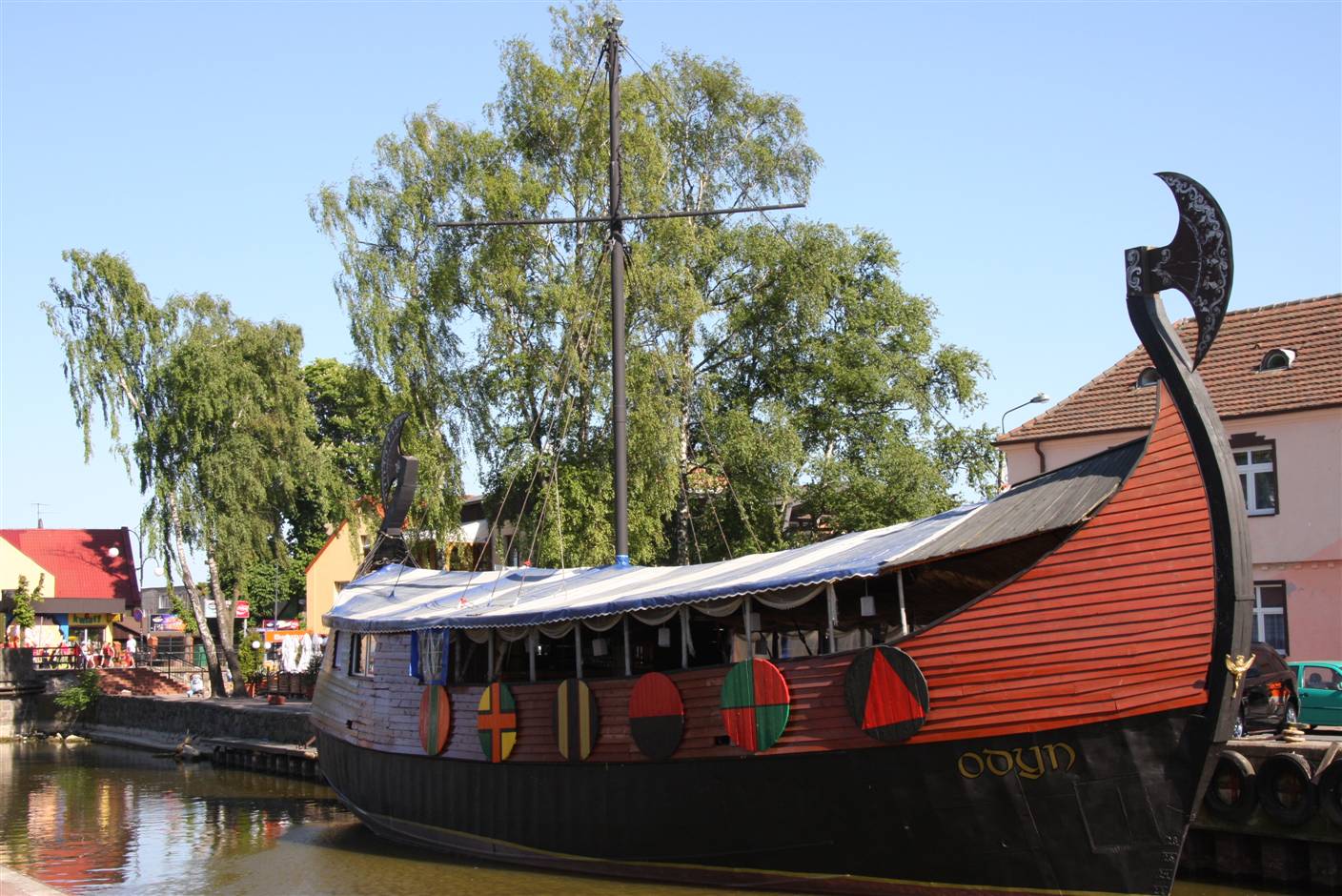 Viking ship at Leba