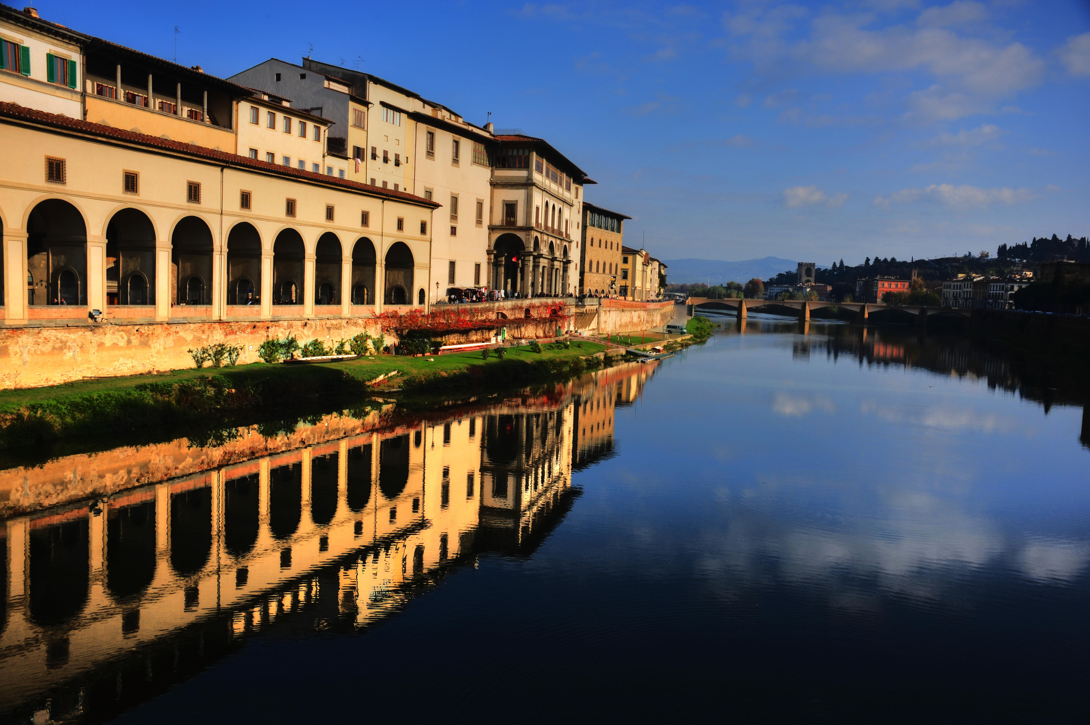 The Arno from the Ponte Vecchio