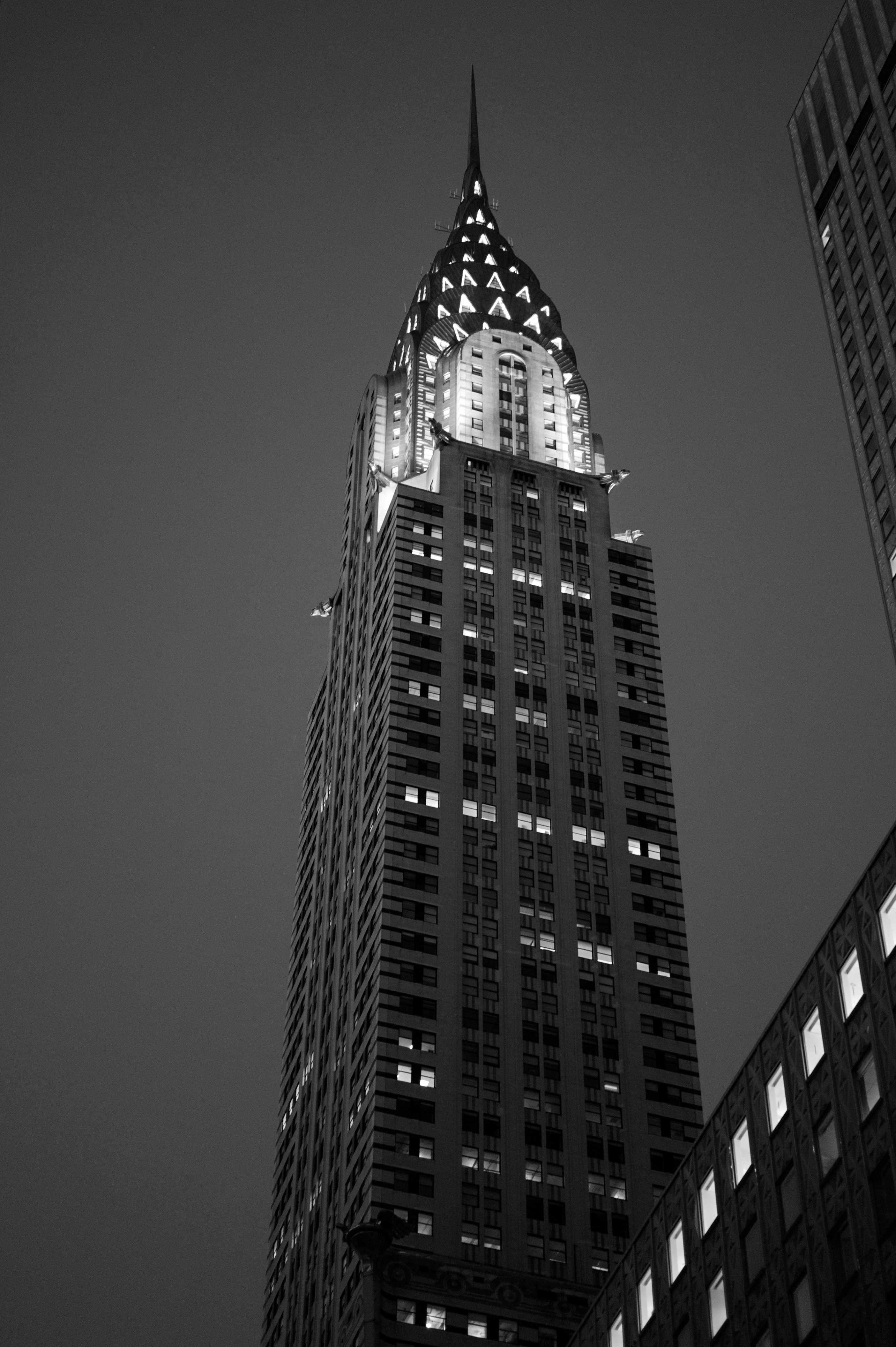 Chrysler Building BW